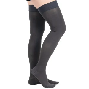 Bas antiglisse de compression médicale pieds fermés (Noir) C3